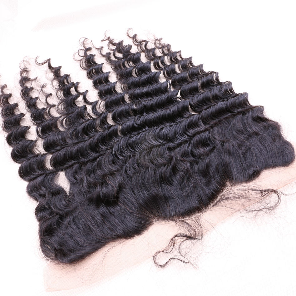 Deep Wave Hair 13X4 Swiss Lace Closure