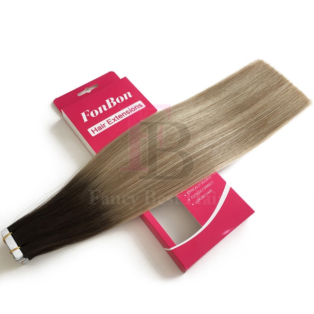 #T4-18/60 Rooted Balayage tape hair