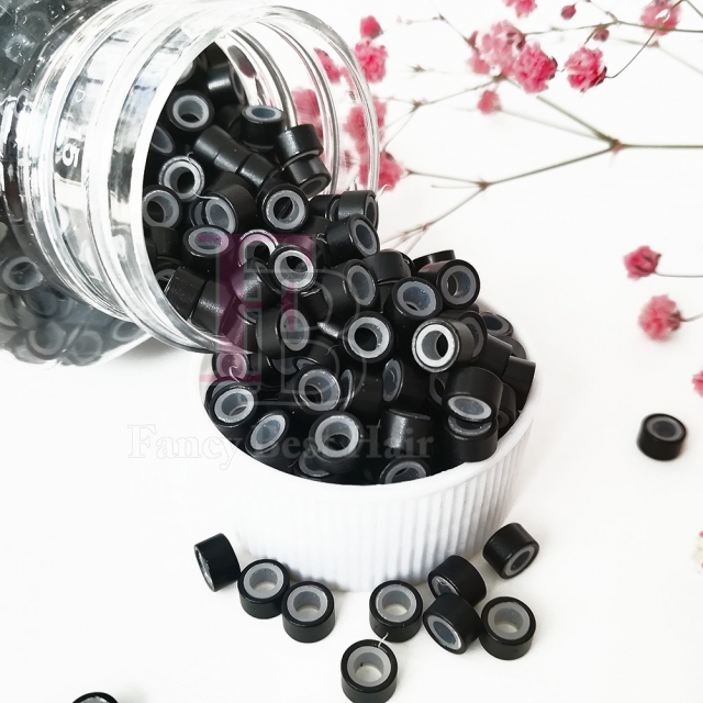 5.0*3.0*3.0mm, Silicone inserted  Pre-loaded Beads Beads, 500pcs/set