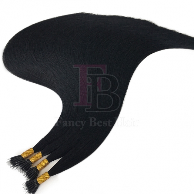#1 Jet Black Nano Ring Hair