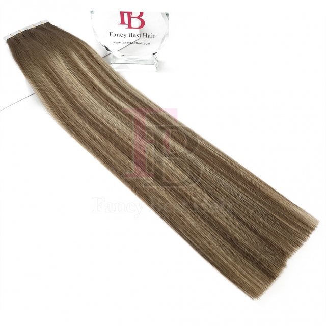 #T8-8/22 Rooted Balayage tape hair