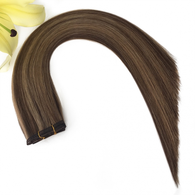 #P4/27 Piano Flat Weft Hair Extensions