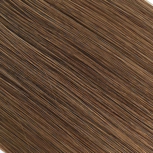 #6 Chestnut Brown Flat Weft Hair Extensions
