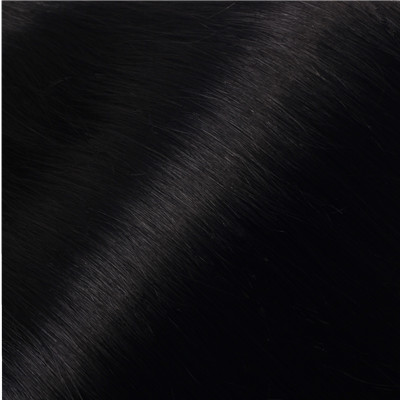 #1 Jet Black Injection Tape in hair extensions 