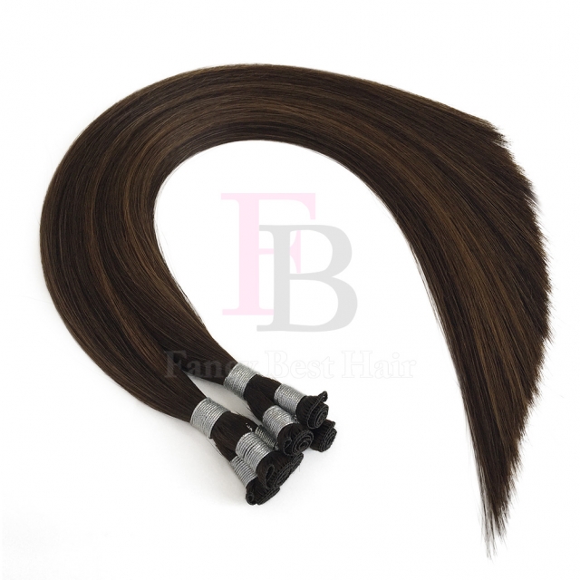 #T2-P2/4 Rooted Balayage Hand Tied Weft