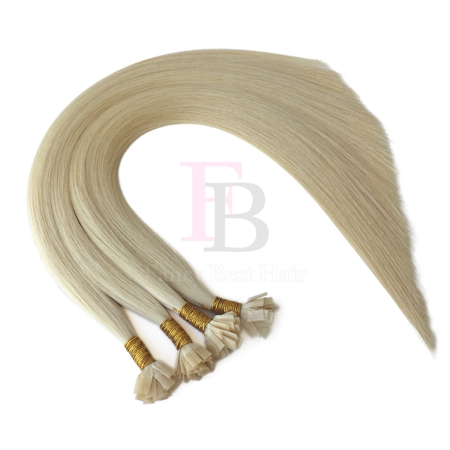 #613 Bleach Blonde Flat Tip Hair