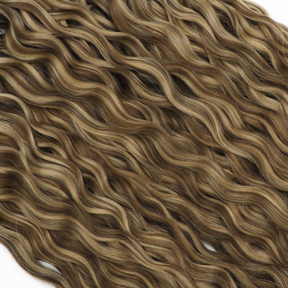 Curly --- #T2-4/27 Hand Tied Weft