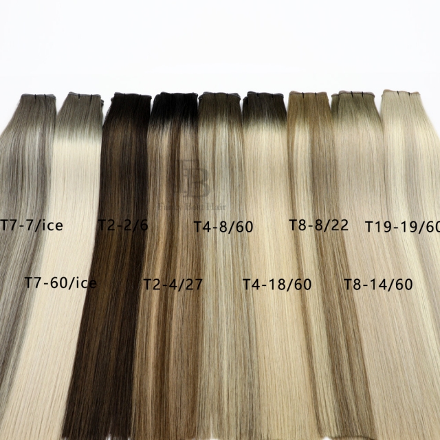 #T4-8/60 Rooted Balayage Hand Tied Weft