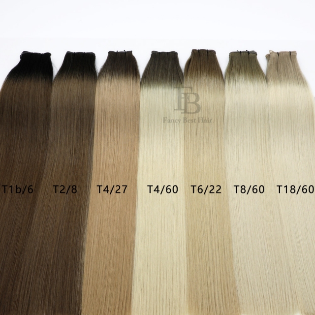#T4-60 Ombre Hand Tied Weft