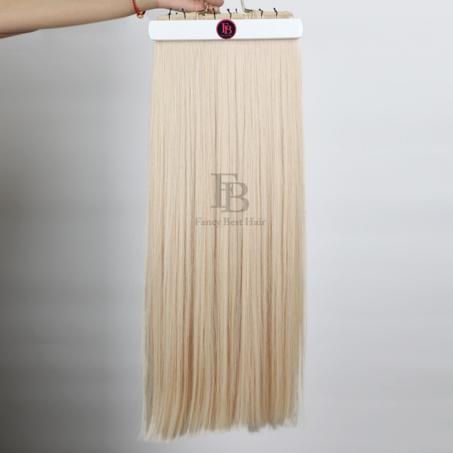 #M60/ice Mixed Color Machine Weft Hair