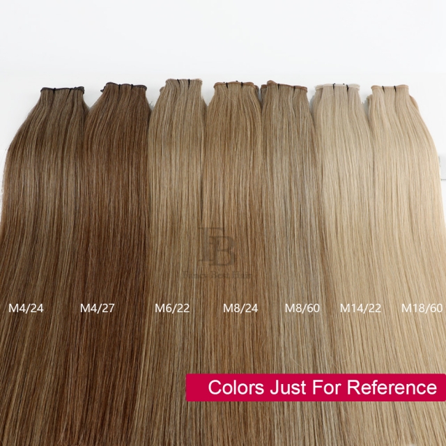#M8/60 Mixed Color Flat Weft Hair Extensions
